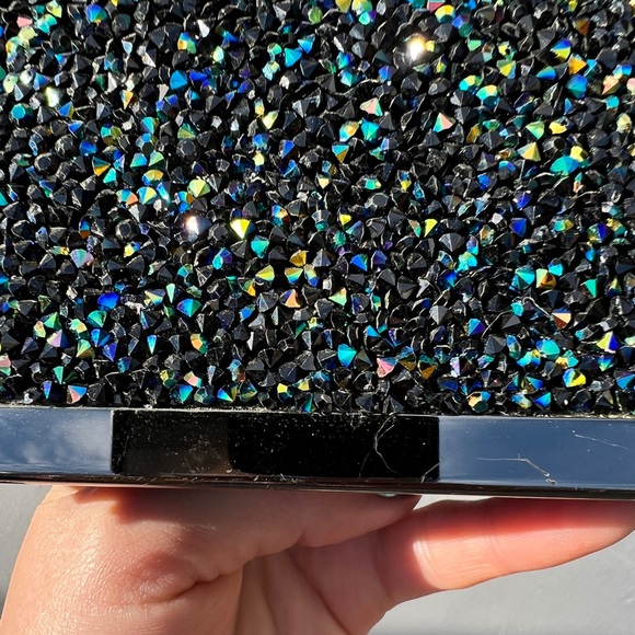 Small black and blue sparkly evening purse - Picture 6 of 10